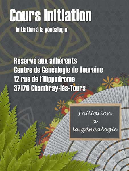 16 octobre 2025 - Initiation à la généalogie 1/3 (au local et à distance)