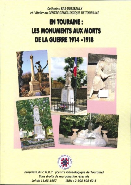 B19 En Touraine : Monuments aux Morts 14-18
