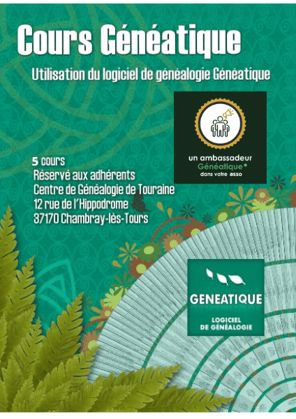 12 décembre 2025 - Cours Généatique 4/5 (au local et à distance)