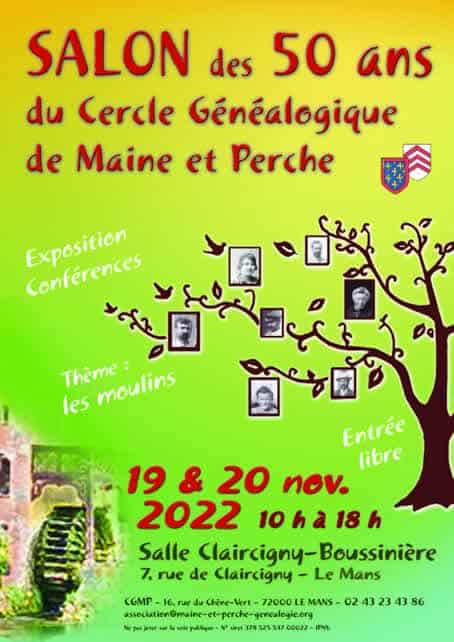19 et 20 novembre 2022 Le Mans - Salon des 50 ans du CGMP