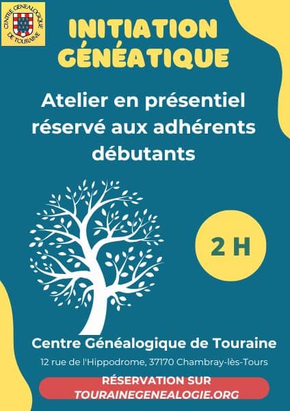 21 octobre 2025 - Initiation au logiciel Généatique 1/2 (uniquement au local)